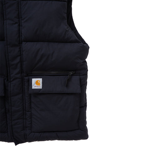 Carhartt WIP Milton Vest Black I030826 Degli Uberti